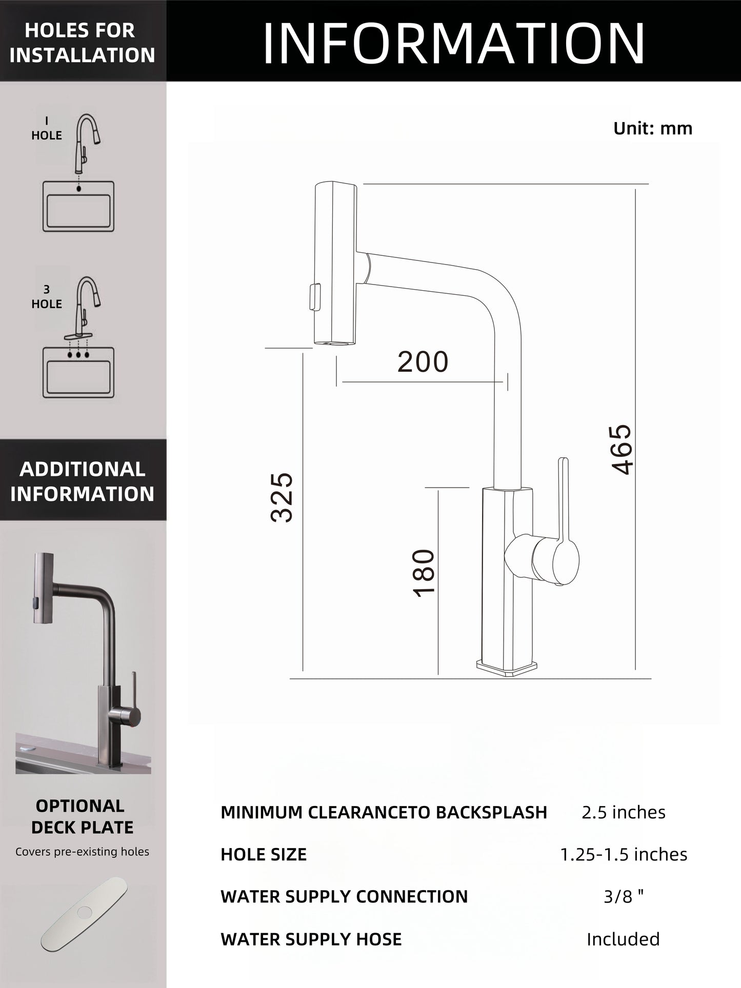 Kitchen Faucets, Brushed Gun Grey Kitchen Faucet with Pull Down Sprayer, 360 Swivel Waterfall Kitchen Faucet, Single Handle Stainless Steel Kitchen Faucets for Sink