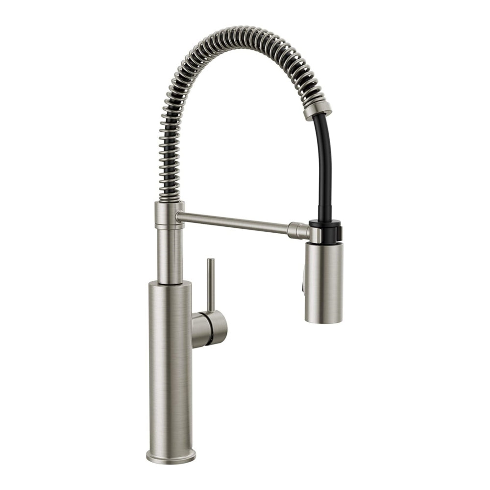 KF-F-016 Stainless Steel Brushed Matte Black Pull Out Sprayer Kitchen Faucet for Kitchen Sink